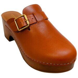 Golden Goose Deluxe Brand Tan Leather Provence Clogs